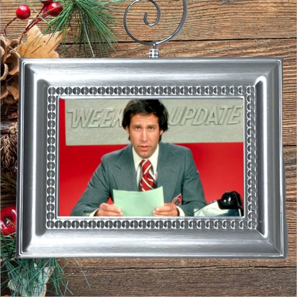 SNL Saturday Night Live Chevy Chase Weekend Update Christmas Tree Ornament‎